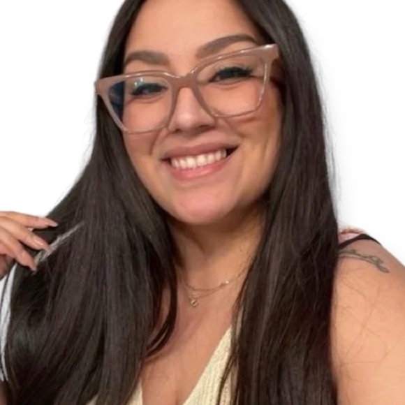 QUAY CEO Bluelight Glasses Fawn Frame Clear Blue Light Blocking Lenses NWT - Picture 7 of 13